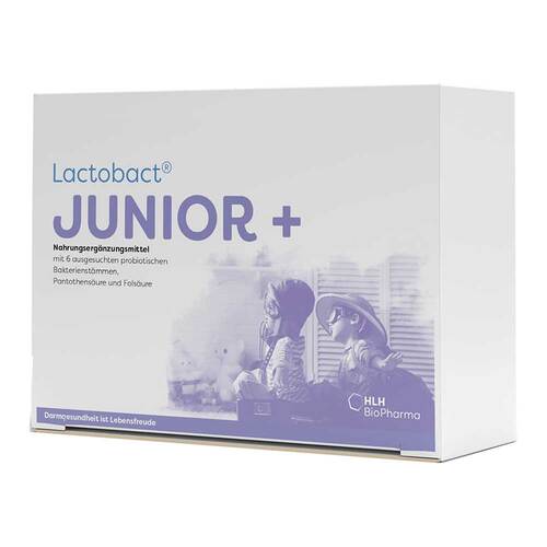 HLH Lactobact Junior+ Beutel Kinder-Probiotika-Pulver - Unterstützt eine gesunde Darmfunktion (90 x 2 g)