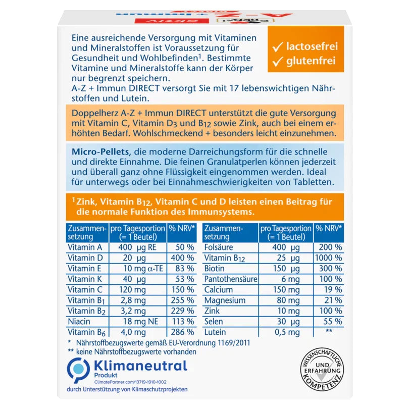 Doppelherz A-Z DIRECT Immun Direct Total Health Microgranules 20 Stück