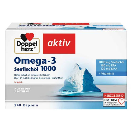 Doppelherz Omega-3 Seefischöl 1000 mg 120/ 240 Stück