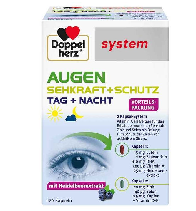 Doppelherz System Augen Sehkraft + Schutz Kapseln 120 Stk.