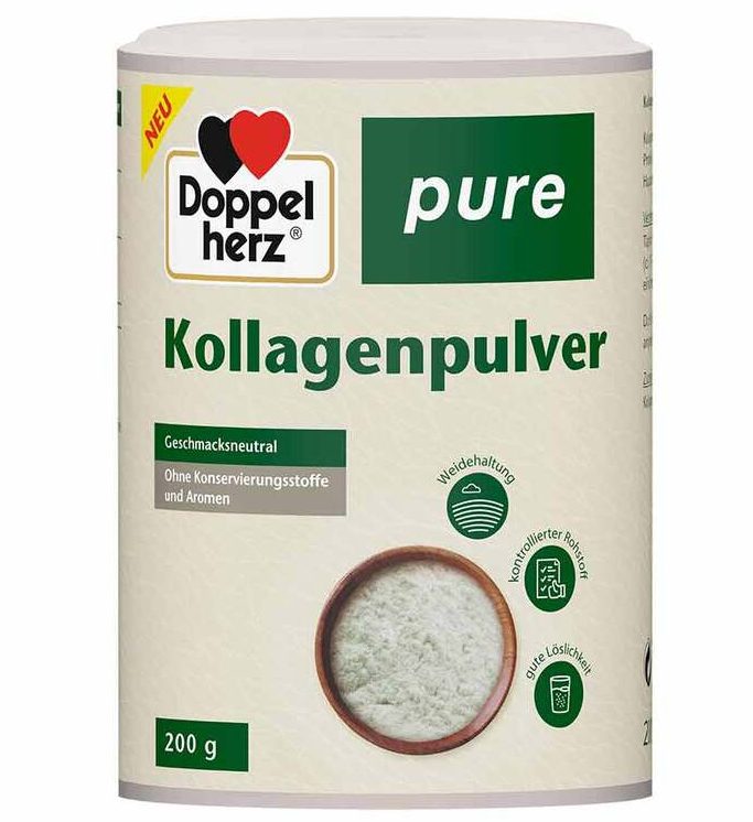 Doppelherz reines Kollagenpulver Proteinpulver 200/500g