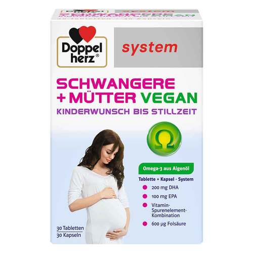 Doppelherz System Schwangere + Mütter vegan - Spurenelement 60 Stk.