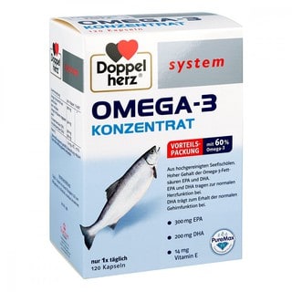 Doppelherz Omega-3 KONZENTRAT Tiefseeöl 120
