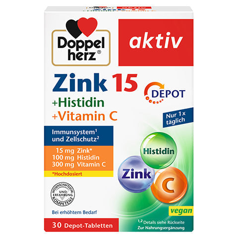 Doppelherz Zink +Histidin + Vitamine C (30 Stk.)