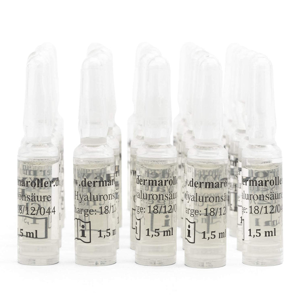 Dermaroller Hyaluron Serum Ampullen 0,69% (30x1,5ml), 4-Wochen Intensivkur, hochkonzentriertes Hyaluron Serum von Origianl Dermaroller