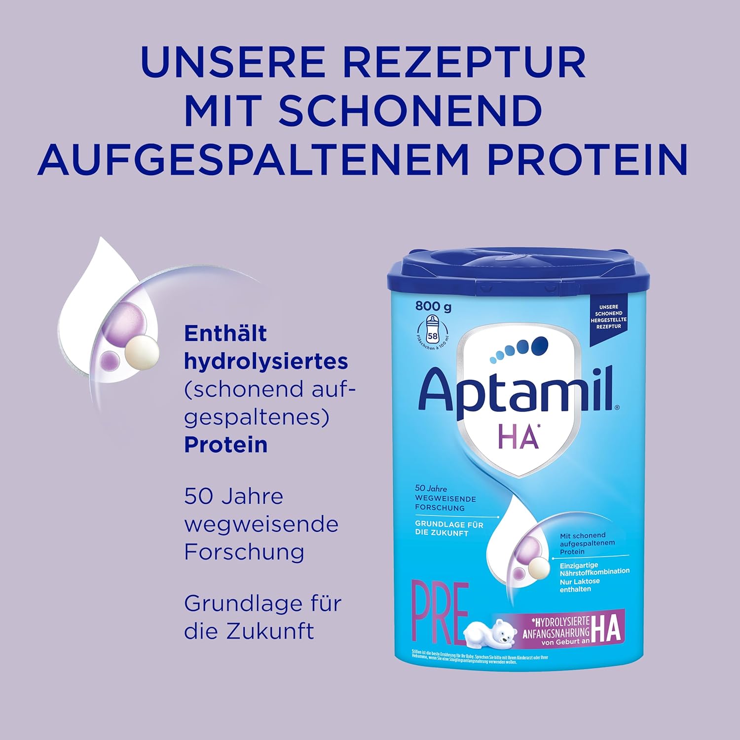 Aptamil HA Pre, 1, 2  800g