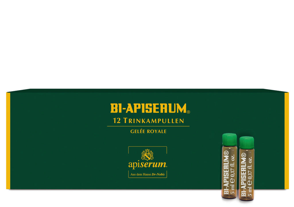 B.W. Nobis APISERUM Gelée Royale, Deutsches Original (Klassisch 5 ml/Doppelte Dosierung 5 ml/Spezial (ohne Met)/Propolis (mit Propolis)