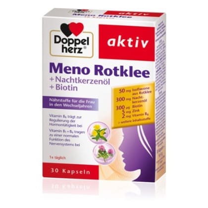 Doppelherz Meno Rotklee 30 Kapseln