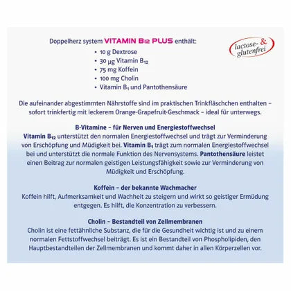 Doppelherz-System Vitamin B12 PLUS Energie B12 + 30