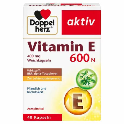 Doppelherz Vitamin E 600 N Kapseln (40 Stk.)