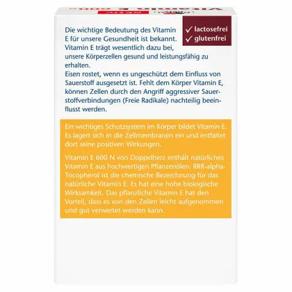 Doppelherz Vitamin E 600 N Kapseln (40 Stk.)