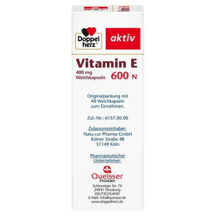 Doppelherz Vitamin E 600 N Kapseln (40 Stk.)