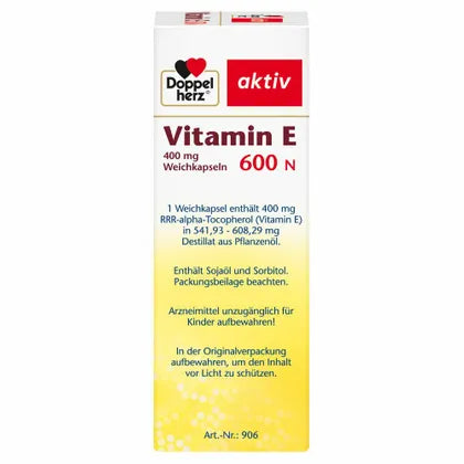 Doppelherz Vitamin E 600 N Kapseln (40 Stk.)