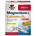 Doppelherz, Herz, Vitamin D3 Mikropartikel 20 Packungen Magnesium + Calcium + D3 Direct Pellets (20 Stk.)