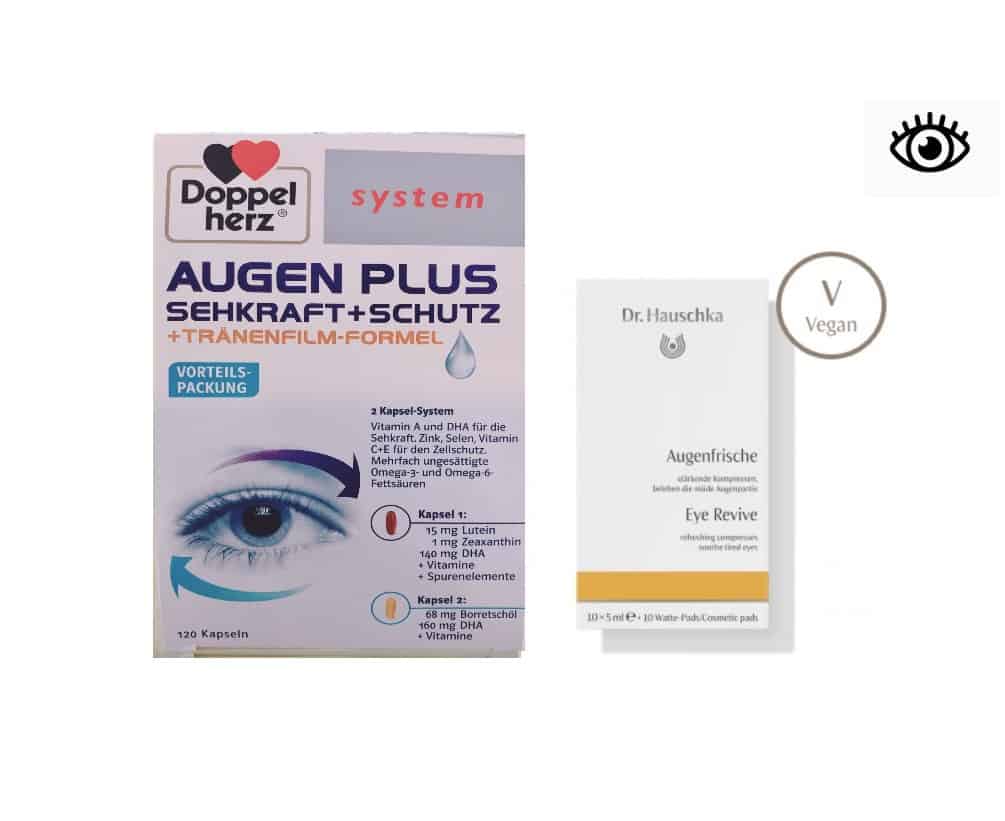 [Eye Vitality] Dr. Hauschka Eye Revive & Multi-eye Membrane Encapsules + 120 Capsules Doppelherz Augen Sehkraft + Schutz System Kapseln