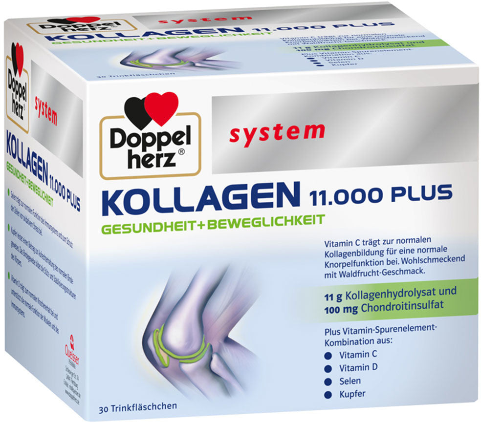 Doppelherz Kollagen 11,000 plus Glycogen, Glucosamin (25 ml x 30 Flaschen)